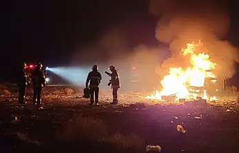 Milas Fesleğen'de otluk yangını korkuttu