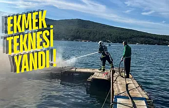 Milas Kazıklı'da Balıkçı Teknesi Alev Alev Yandı