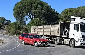 Milas Labranda Yolunda Korkutan Kaza: Şans Eseri Yaralanan Olmadı