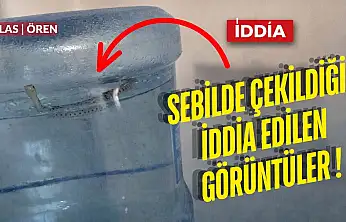 Milas Ören'de bir evdeki sebilde çekildiği iddia edilen görüntüler gündem oldu