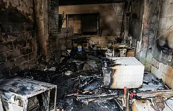 Milas'ta ev yangını paniğe neden oldu