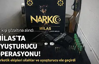 Milas'ta Hareketli Dakikalar: Narkotik Ekipleri O Evi Bastı