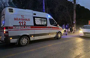 Milas'ta ilginç kaza: Motosiklet sürücüsü yaralandı, yaya kayıplara karıştı