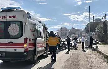 Milas'ta Labranda Bulvarı'nda iki motosiklet çarpıştı: 1 yaralı