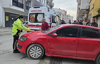 Milas'ta motosiklet ile otomobil çarpıştı: 1 yaralı