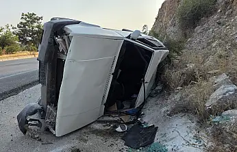 Milas'ta Mucize Kurtuluş: Takla Atan Araçtan Yara Almadan Çıktı