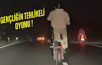 Milas'ta Plakasız Motosikletli Gençler Ölümle Dans Ediyor