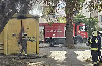 Milas'ta Trafo Yangını Korkuttu