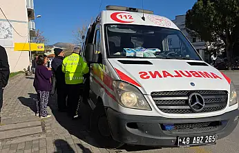 Milas'ta Yeni Yılın İlk Kazası Ucuz Atlatıldı: Lozan Caddesi'nde Yaya Yaralandı