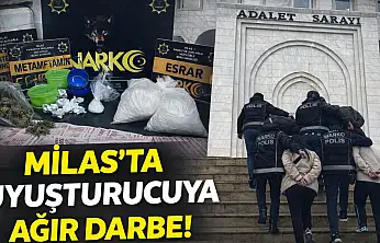 Polis Zehir Tacirlerinin 'Yılbaşı' Planını Milas'ta Suya Düşürdü:  Kilolarca Uyuşturucu Yakalandı
