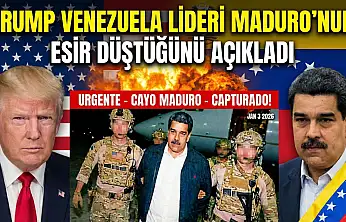 SON DAKİKA: Trump Duyurdu! Nicolas Maduro ABD Ordusu Tarafından Yakalandı