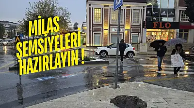 Milas için Sağanak Uyarısı