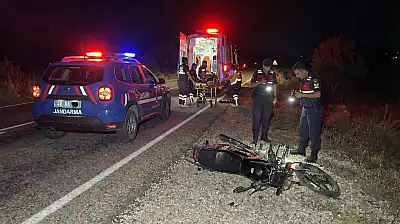 Milas'ta Feci Kaza: Domuza Çarpan Motosiklet Sürücüsü Yaşam Savaşı Veriyor