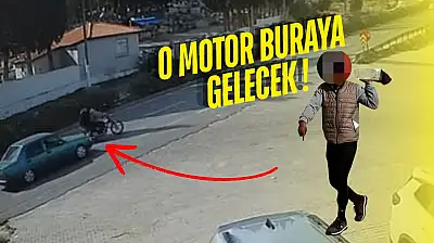 Milas'ta Orta Refüjden Karşıya Geçmek İsteyen Motosiklet Otomobille Çarpıştı 1 Kişi Yaralandı
