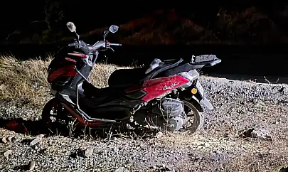 Milas'ta kontrolden çıkan motosiklet şarampole uçtu: Bir kişi yaralandı