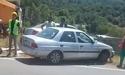 Milas İstikametinde Korkutan Kaza: 2 Sürücü Yaralandı