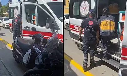 Milas'ta kamyonetten inen vatandaşa başka bir kamyonet çarptı