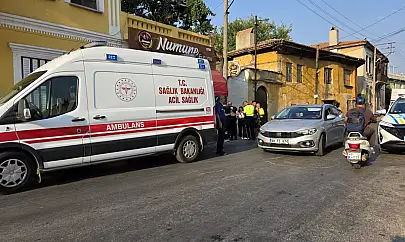 Milas'ta Karşıya Geçen Çocuklara Motosiklet Çarptı