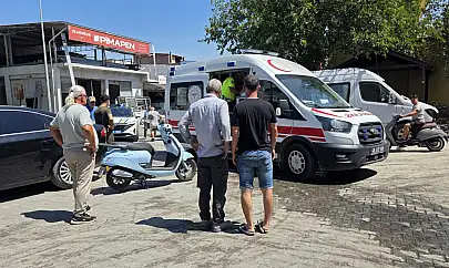 Milas'ta Yola Dökülen Mazot Kazaya Neden Oldu: 1 Yaralı