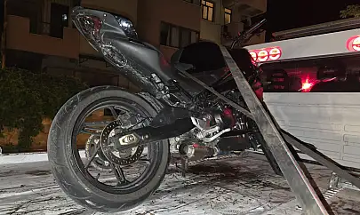 Milas'ta aranan motosiklet jandarma operasyonuyla ele geçirildi