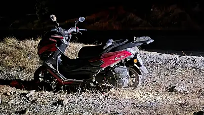 Milas'ta kontrolden çıkan motosiklet şarampole uçtu: Bir kişi yaralandı
