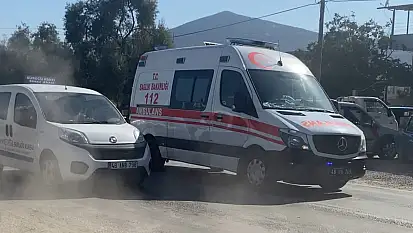 Labranda Yolu Üzerinde Otomobil ve Motosiklet Çarpıştı