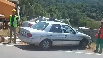 Milas İstikametinde Korkutan Kaza: 2 Sürücü Yaralandı