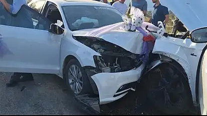 Milas'ta Düğün Konvoyunda Kaza: 1'i Ağır 6 Yaralı