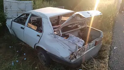 Milas'ta feci kaza: kontrolden çıkan otomobil şarampole uçtu 1 kişi yaralandı