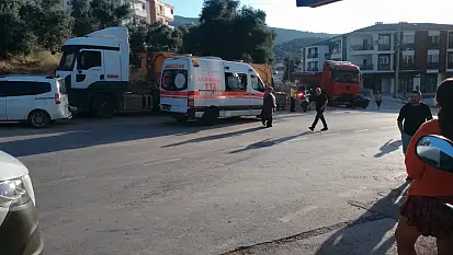 Milas'ta Karşıdan Karşıya Geçen Yayaya Otomobil Çarptı