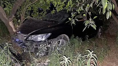 Milas'ta Kontrolden Çıkan Otomobil Şarampole Uçtu: 1 Yaralı