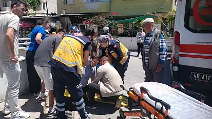 Milas'ta trafik kazası: Motokurye yaralandı