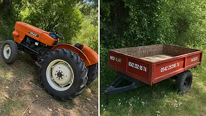 Milas'ta traktör ormanlık alana devrildi: 2 kişi yaralandı