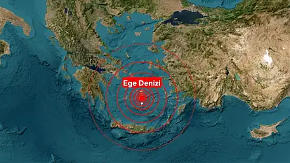 Son Dakika...Ege Denizi'nde 5.0 Büyüklüğünde Deprem Meydana Geldi!