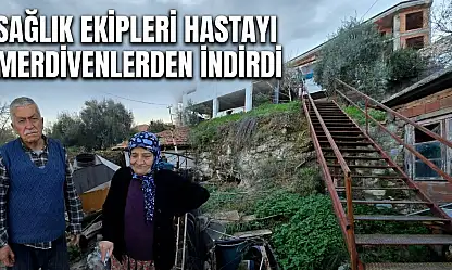 Milas'ta 'Yolsuz' Esaret: 80 Yaşındaki Çift 6 Aydır O Merdivene Mahkum!