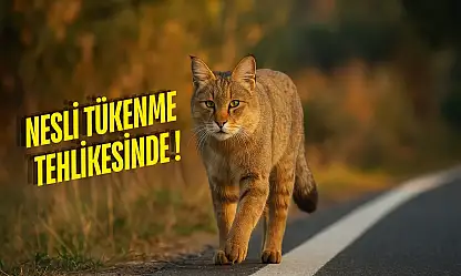 Türkiye'nin en gizemli yaban kedisi Söke Milas karayolunda can verdi