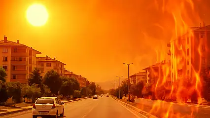 Milas Kavruluyor: Sıcaklık 43 Dereceyi Gördü!