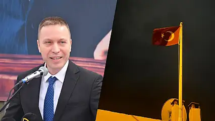 Milas'ta Şiddetli Rüzgar Bayrağı Yırttı, Kaymakam Böke Anında Müdahale Etti