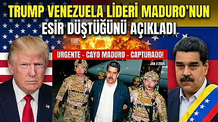 SON DAKİKA: Trump Duyurdu! Nicolas Maduro ABD Ordusu Tarafından Yakalandı