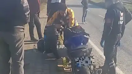Milas'ta Korkunç Kaza: Motosikletli Yaralandı, Köpek Can Verdi