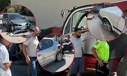 Anne ve Çocuğu Kurtarmak İstedi, 7 Araca Çarptı