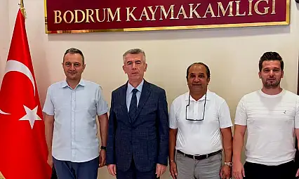 Milas Meslek Yüksekokulu Heyetinden Bodrum Kaymakamı Sırmalı'ya Ziyaret