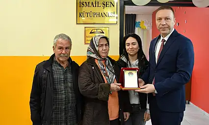 Milas'ta Fatma ve Yunus Şen'den Anlamlı Bağış: Merhum Oğulları Adına Kütüphane Açtılar