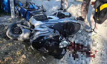 Milas'ta iki motosiklet çarpıştı: 1'i ağır 3 yaralı