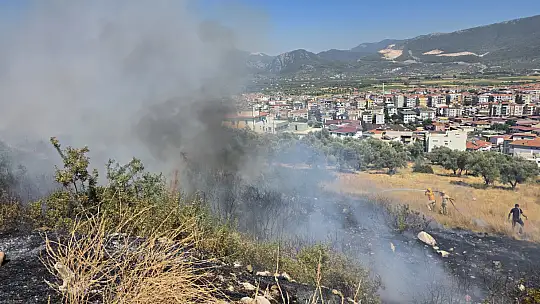 İtfaiye ve Orman Ekipleri Yangını Zamanında Durdurdu