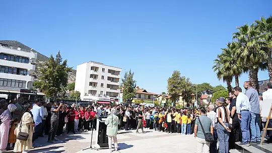 Milas'ta siyasi partiler ve STK'lar Gazze için tek yürek oldu
