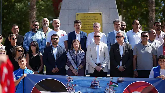 Milas'ta siyasi partiler ve STK'lar Gazze için tek yürek oldu