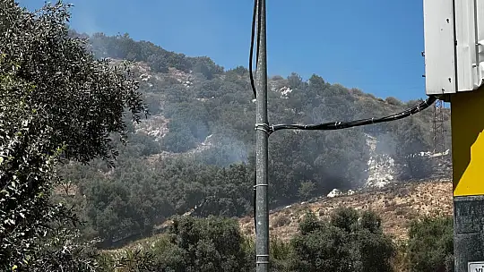 Maden Sahasında Yangın Çıktı, Ekipler Anında Müdahale Etti