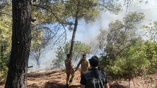 Maden Sahasında Yangın Çıktı, Ekipler Anında Müdahale Etti