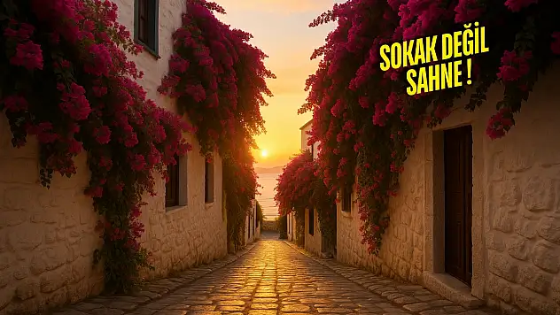 Bodrum'daki bu sokak turistlerin en çok fotoğrafladığı yer oldu
